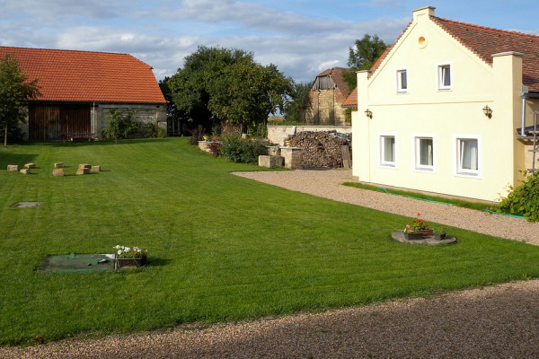 Ubytování - domeček zvenku