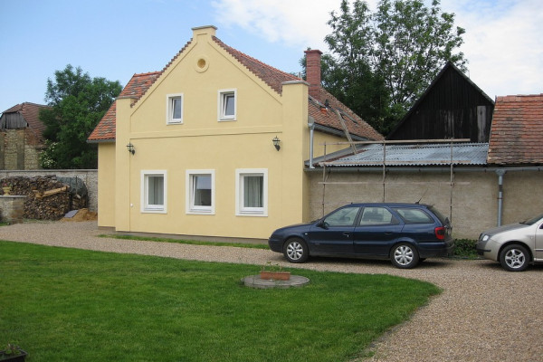 Ubytování - domeček zvenku